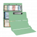WhiteCoat Clipboard® Trifold - Mint Critical Care Edition